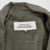 veritecoeur VC-1300 コート 羽織り ボタンレス サイズF コート カーキ レディース ヴェリテクール【中古】4-0302M♪