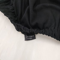 JURGEN LEHL J0122US561 コットン サイズＭ スカート ブラック レディース ヨーガンレール【中古】4-0301M☆