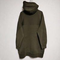 unfil cotton fleece long hoodie コットンフリースロングフーディー 定価24000円 パーカー ブラウン レディース アンフィル【中古】3-1015T∞