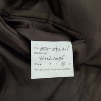 ADVENT ADV-JK2301 ダブルジャケット Double Jacket ウール サイズ2 テーラードジャケット ブラウン系 メンズ アドベント【中古】3-1031T☆