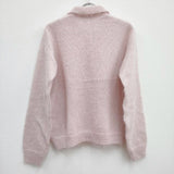 AURALEE BRUSHED SUPER KID MOHAIR KNIT POLO a22ap05km ニットポロ モヘヤ ポロシャツ 22AW ピンク レディース オーラリー【中古】3-1112T♪