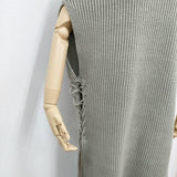 Ameri VINTAGE 新品 4WAY MUFFLER LAYERED KNIT 定価17600円 ニット ライトグレー系 レディース アメリヴィンテージ【中古】3-1017T♪