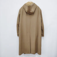 AURALEE 新品 LIGHT WOOL MAX GABARDINE HOODED LINER COAT 5 定価12万円 コート ベージュ メンズ オーラリー【中古】3-1119A◎