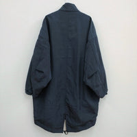 kontor 新品 NYLON TWILL FISHTAIL COAT M-65 ミリタリーコート サイズ1 定価77000円 コート ネイビー メンズ コントール【中古】3-1112T♪