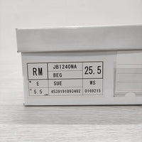 GINZA Kanematsu 未使用 JB1240NA スウェード 25.5cm ウエッジソール パンプス ベージュ レディース 銀座かねまつ【中古】3-1125T◎