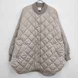 Spick and Span PeキルティングBZ 定価25300円 23011200900240 キルティングジャケット 23AW ベージュ スピックアンドスパン【中古】3-1112T♪