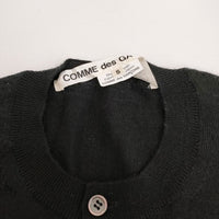 COMME des GARCONS フレアシルエット クルーネック サイズS カーディガン AD2016 ブラック レディース コムデギャルソン【中古】3-1208T♪