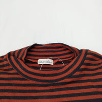 Steven Alan ウール ボーダー セーター  BORDER TURTLE NECK ニット レッド ブラック レディース スティーブンアラン【中古】3-1225T☆