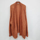 seagreen SHAGGY MOHAIR CARDIGAN ウール混 LSEA21A9591-K ニット カーディガン オレンジ レディース シーグリーン【中古】3-1225T☆