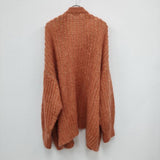 seagreen SHAGGY MOHAIR CARDIGAN ウール混 LSEA21A9591-K ニット カーディガン オレンジ レディース シーグリーン【中古】3-1225T☆