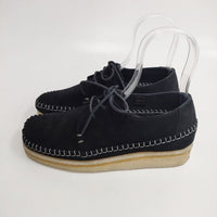 Padomore&Barnes for LENO パドモアアンドバーンズ リノ 未使用 LENO別注 ORIGINAL LOW ワラビーシューズ 定価41800円 UK5 24.5cm シューズ・靴 ブラック レディース【中古】3-1217T◎