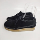 Padomore&Barnes for LENO パドモアアンドバーンズ リノ 未使用 LENO別注 ORIGINAL LOW ワラビーシューズ 定価41800円 UK5 24.5cm シューズ・靴 ブラック レディース【中古】3-1217T◎