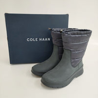 COLE HAAN ピンチ ユーティリティ パッファー ウォータープルーフ サイズUS6 定価44000円 ブーツ ブルー レディース コールハーン【中古】3-1217A◎