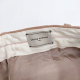 UNITED ARROWS 1514-202-4742 ウール テーパード サイズ36 パンツ ピンク レディース ユナイテッドアローズ【中古】3-1223T♪