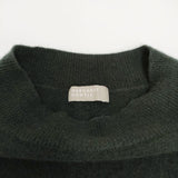 MARGARET HOWELL 578-2261003 WOOL CASHMERE ウールカシミヤモックネックベスト 22AW カーキ レディース マーガレットハウエル【中古】3-1215T♪