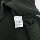 MARGARET HOWELL 578-2261003 WOOL CASHMERE ウールカシミヤモックネックベスト 22AW カーキ レディース マーガレットハウエル【中古】3-1215T♪