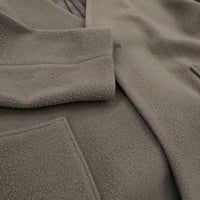 nest Robe 01204-1036 ウールモッサーノーカラーショートジャケット コート グレー系 レディース ネストローブ【中古】3-1223T♪