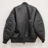 HYKE 新品 TYPE MA-1 中綿ジャケット UNITED ARROWS 定価82500円 ミリタリージャケット 23AW ブラック レディース ハイク【中古】3-1215T♪