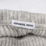 DESIGNERS REMIX CARMEN LONG VEST ウール ハイネック サイズXS ベスト ライトグレー レディース デザイナーズリミックス【中古】3-1228T◎