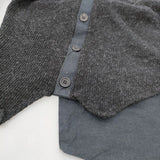 Paul Harnden mens knit cardigan サイズM ニット カーディガン チャコールグレー メンズ ポールハーデン【中古】4-0105T☆