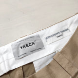YAECA 166105 タックテーパードチノ コットン サイズ30 チノパンツ ベージュ レディース ヤエカ【中古】4-0307G△