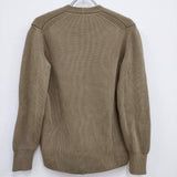 AURALEE Vネック リブ SUPER FINE WOOL RIB KNIT P/O A6AV06RK サイズ0 セーター ニット ベージュ レディース オーラリー【中古】4-0211T♪