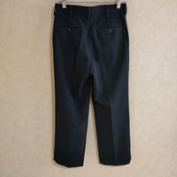 YAECA 15655 2way pants wide サイズS センタープレス パンツ ネイビー レディース ヤエカ【中古】4-0307M△