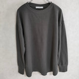 JOURNAL STANDARD relume TCワッフルロングスリーブTシャツ サイズF 長袖Ｔシャツ カットソー ロンＴ チャコールグレー レディース ジャーナルスタンダードレリューム【中古】4-0307M△