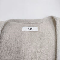 Yoli Wool wrap jacket YL-JK03-23AW 定価48400円 カシュクール 羽織 ローブ ジャケット 23AW ベージュ レディース ヨリ【中古】4-0227T♪