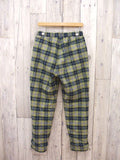 THREE FACE Reversible easy pants リバーシブルイージーパンツ サイズM　ネイビー イエロー ホワイト メンズ スリーフェイス【中古】0-0304T∞