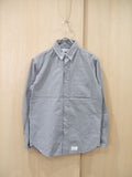 UTILITY GARMENTS ボタンダウンシャツ サイズ1 U15A-05SH01C 長袖シャツ グレー メンズ  ユーティリティガーメンツ【中古】0-0515M♪