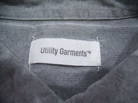 UTILITY GARMENTS ボタンダウンシャツ サイズ1 U15A-05SH01C 長袖シャツ グレー メンズ  ユーティリティガーメンツ【中古】0-0515M♪