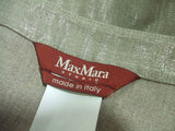 MAX MARA サイズI J 36 リネン スカート ベージュ、シルバー レディース マックスマーラ【中古】0-0622M▲