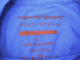 Engineered Garments/POST IMPERIAL POCKET TEE-GALACTIC サイズL 半袖Ｔシャツ 青、赤 メンズ エンジニアードガーメンツ/ポストインペリアル【中古】0-0807S◆