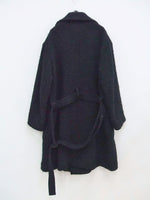 Yohji Yamamoto HQ-C06-114 WOOL COAT WITH BELT ジプシー期 ウール ロングコート サイズ2 コート ブラック メンズ ヨウジヤマモト【中古】0-1007T♪