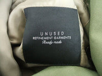 UNUSED US1308 ダブルブレストジャケット サイズ2 テーラードジャケット カーキ メンズ アンユーズド【中古】0-1219T♪