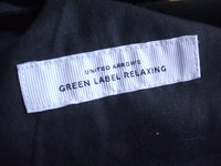 green label relaxing/UNITED ARROWS センターシームパンツ サイズM ブラック メンズ ユナイテッドアローズ【中古】1-0205M△