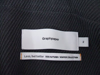 Graphpaper Wool Kersey French Work Jacket gu203-20052 サイズ2 ワークジャケット ジャケット 2020AW グレー メンズ グラフペーパー【中古】1-0105T☆