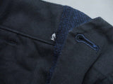 Jieda GABARDINE FLARE SLACKS BLUE スラックスパンツ ネイビー サイズ0 ジエダ 定価32000円【中古】1-0928T♪