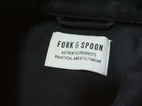 FORK&SPOON ツイルカバーオール　サイズ5 ジャケット ブラック メンズ フォークアンドスプーン【中古】1-0914T△
