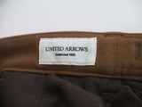 UNITED ARROWS 1114-199-7280 ブラシュド イージーパンツ パンツ ブラウン ユナイテッドアローズ 定価15400円【中古】1-1123T♪