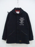 WTAPS PHARAOH JACKET NYWO MELTON 中綿ジャケット ネイビー サイズ1 ダブルタップス【中古】1-1129T♪