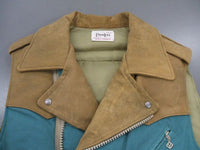 VISVIM PEERLESS Green サイズ1 STRABLER DOWN VEST ダウンベスト 2021AW ライトブルー ベージュ メンズ  ビズビム/ヴィズヴィム【中古】2-0107T♪