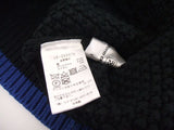 uniform experiment COTTON CABLE CREWNECK KNIT 定価44000円 UE-202076 セーター ニット ブラック メンズ  ユニフォームエクスペリメント【中古】2-0206T♪