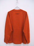 WRAPINKNOT 新品 定価26000円 WK20W-PO01M High gauge Knit サイズ2 ニット オレンジ メンズ  ラッピンノット【中古】2-0219T♪