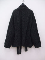 YOKE 新品未使用品 定価63800円 Hand Knitting Cable Cardigan サイズ2 カーディガン ダークネイビー メンズ ヨーク【中古】2-0903T☆