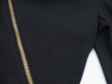 LOUIS VUITTON ルイヴィトンジャパン イタリア製 サイズ34 ジップ パンツ ブラック レディース ルイ・ヴィトン【中古】2-1020T♪