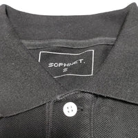 SOPHNET. SOPH-00074 SCORPION POLO SHIRT 半袖 スコーピオン ポロシャツ ブラック メンズ ソフネット【中古】3-0607S∞