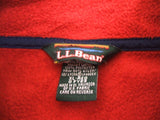 L.L.Bean 古着 ヴィンテージ サイズXL フリース ジャケット レッド メンズ エルエルビーン【中古】2-1107T♪