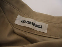 KEISUKEYOSHIDA Belted tranch coat ベルテッド トレンチコート ベージュ メンズ ケイスケヨシダ【中古】2-1204T♪